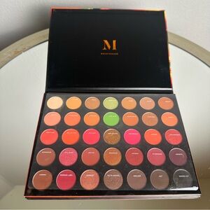Morphe Eyeshadow Palette 3503 Fierce by Nature Multicolor Eyeshadow Palette Used